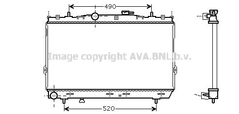 AVA QUALITY COOLING Радиатор, охлаждение двигателя HY2185